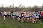 Senior womens start 2012 North East Championships, Summerhill Country Park, Hartlepool.